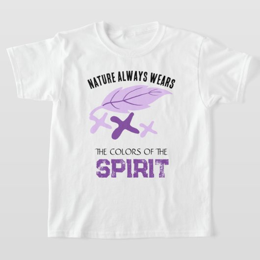 "Nature Always Wears" Leaf T-Shirt (Ablage )