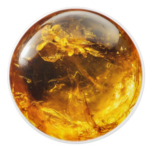 Nature Amber Pattern Keramikknauf