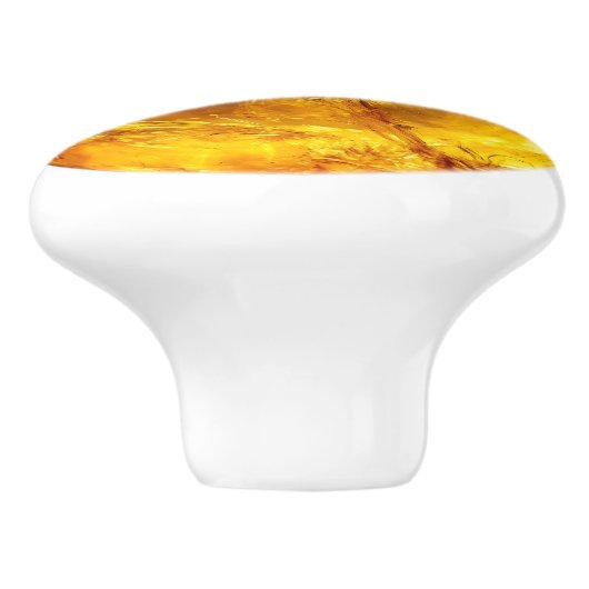 Nature Amber Pattern Keramikknauf (Seitenansicht)