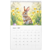 Nature animals habitat calendar kalender (Mär 2027)