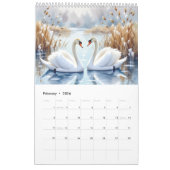 Nature animals habitat calendar kalender (Feb 2026)