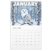 Nature animals habitat calendar kalender (Jan 2026)