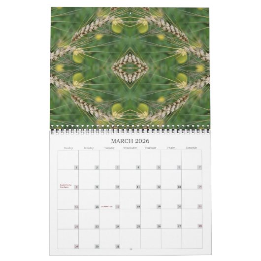 Nature Art Patterns Kalender (Mär 2026)