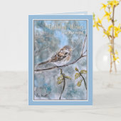 Nature Beauty Bird Geburtstagskarte Karte (Gelbe Blume)