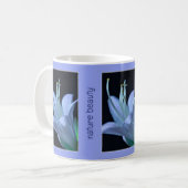 Nature Beauty Hosta Blume Foto, Lavender Blue Kaffeetasse (Vorderseite Links)