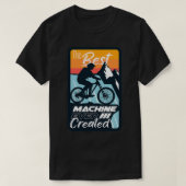 Nature Bicycle The Best Machine Ever T-Shirt (Design vorne)