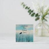 Nature Bird Quadratische Visitenkarte (Stehend Vorderseite)