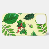 Nature Blätter and beries phone case iPhone Hülle (Rückseite (Horizontal))