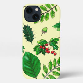 Nature Blätter and beries phone case iPhone 13 Hülle