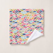 Nature Blätter Muster Pip Hooray Designer Badhandtuch Set (Waschlappen)