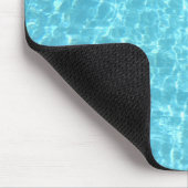 Nature Blue Water Pool Aqua Elegante Vorlage Mousepad (Ecke)