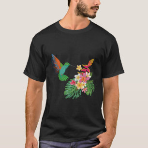 Nature Blume Hübsch Hummingbird Lover Vintag Hu T-Shirt