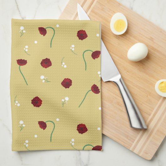 Nature Blume Küchentuch (Viertel Falte)