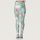 Nature Blume Swan Leggings (Vorderseite)