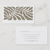 Nature Branch Minimalist Appointment Cards Terminkarte (Vorne/Hinten)