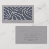 Nature Branch Minimalist Appointment Cards Terminkarte (Vorne/Hinten)