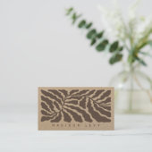Nature Branch Minimalist Appointment Cards Terminkarte (Stehend Vorderseite)