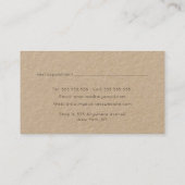 Nature Branch Minimalist Appointment Cards Terminkarte (Rückseite)