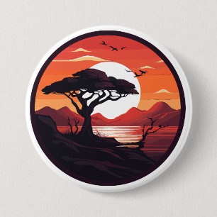 Nature Buttons nach AI-Entwurf - Serene Tree & Lak
