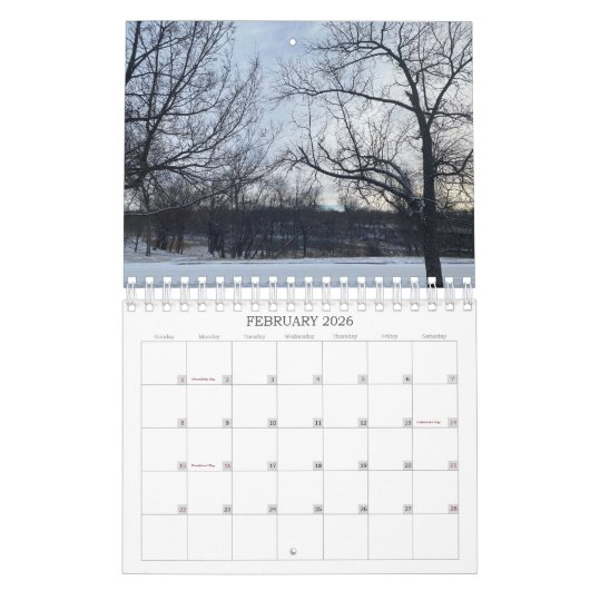 Nature Calendar Kalender (Feb 2026)