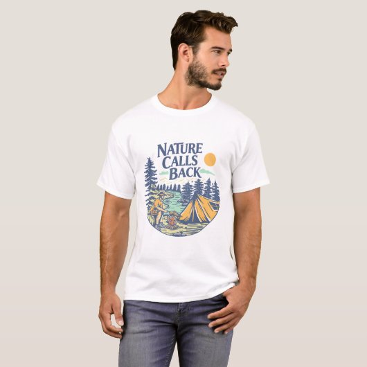 Nature Calls Back T-Shirt (Vorne ganz)