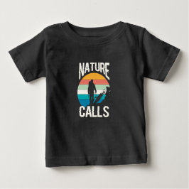 Nature Calls - Umarmung des Großen im Freien Baby T-shirt