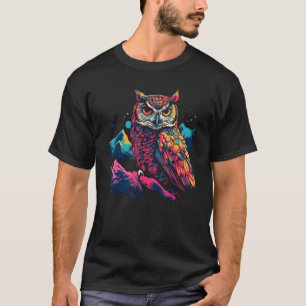 Nature Camping Owl T-Shirt