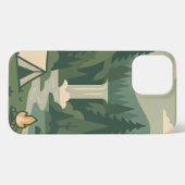 Nature Camping - Rumpf iPhone Forest, Kaskade Hülle (Rückseite (Horizontal))