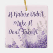 Nature Ceramic Ornament (Vorderseite)