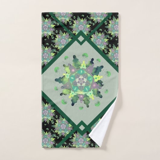 Nature Child Mandala Pattern Badhandtuch Set (Handtuch)