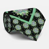 Nature Child Mandala Pattern Krawatte (Gerollt)