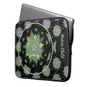 Nature Child Mandala Pattern Laptopschutzhülle (Vorderseite Links)