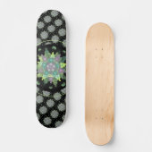 Nature Child Mandala Pattern Skateboard (Vorderseite)