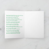 Nature Climate Note Card Dankeskarte (Innenseite)