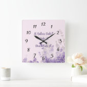 Nature Clock Quadratische Wanduhr (Zuhause)