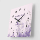 Nature Clock Quadratische Wanduhr (Winkel)