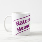 Nature conservation is human protection (German) Kaffeetasse (Links)