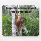 Nature Conservation Plastic Pollution Mousepad (Vorne)