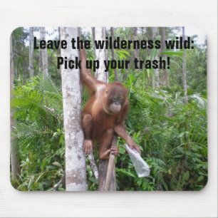 Nature Conservation Plastic Pollution Mousepad