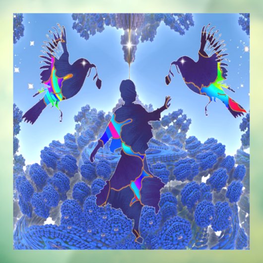 Nature Dance Fensteraufkleber (Blatt 3)