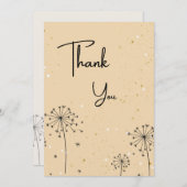 Nature danke card (Vorne/Hinten)