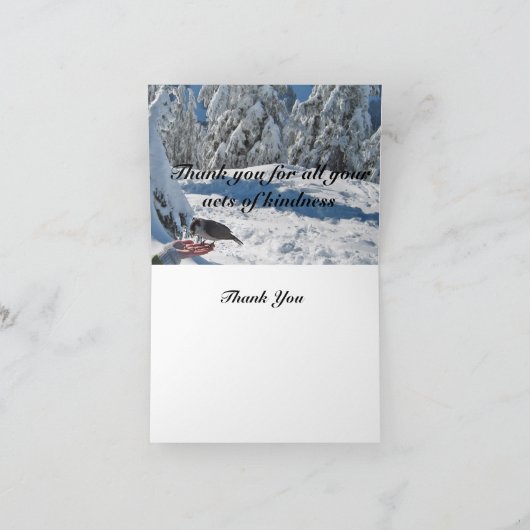 Nature Danke Card (Innenseite)