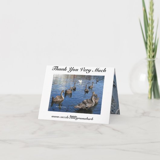 Nature Danke Card (Rückseite)