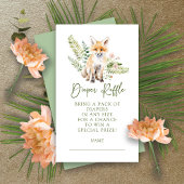 Nature Delight Fox Diaper Umschließungskarte Begleitkarte