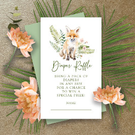 Nature Delight Fox Diaper Umschließungskarte Begleitkarte