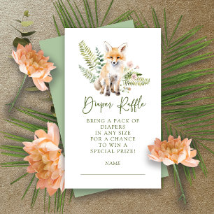 Nature Delight Fox Diaper Umschließungskarte Begleitkarte
