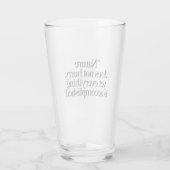 "Nature Does Not Hurry" - inspirierendes Zen-Zitat Glas (Rückseite)