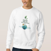 Nature Earth Quote Design | Basic Cozy Sweatshirt (Vorderseite)
