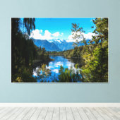 Nature Everest Forest with Beautiful Sky Elegante Leinwanddruck (Insitu (Holzboden))