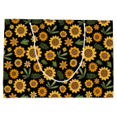 Nature Fall Sonnenblume Große Geschenktüte (Rückseite)